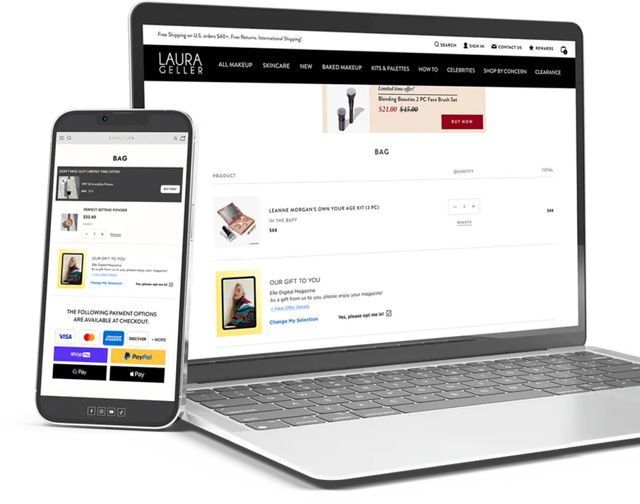bPerx app shown on an iPad